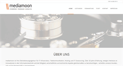 Desktop Screenshot of mediamoon.de