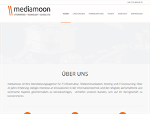 Tablet Screenshot of mediamoon.de